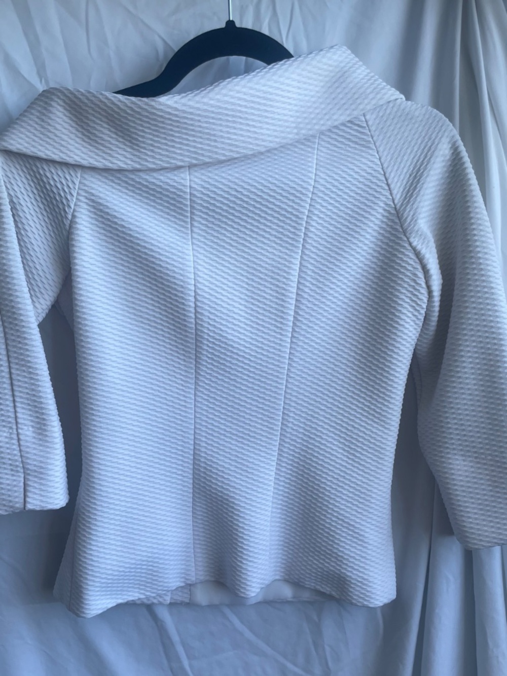 Sandro Ferrone White off shoulder Jacket - Picture 3 of 3